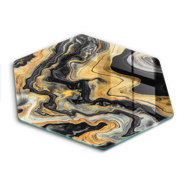 Chopping board glass Abstract structure