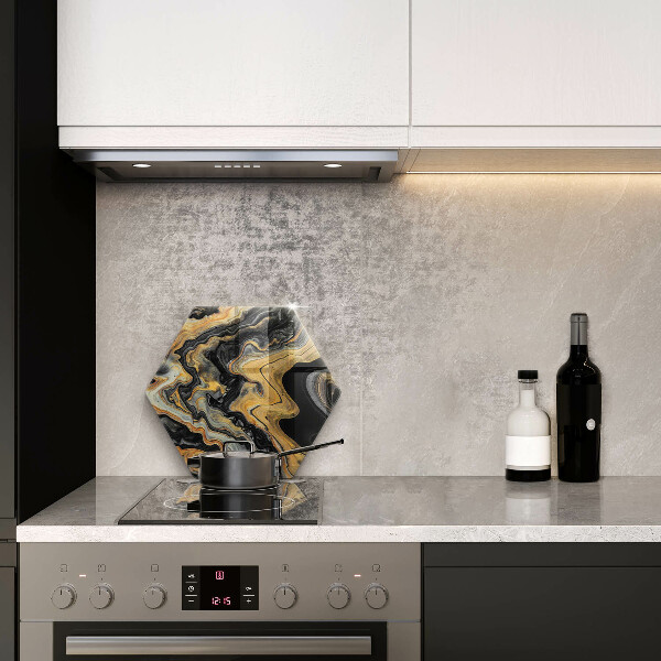 Chopping board glass Abstract structure