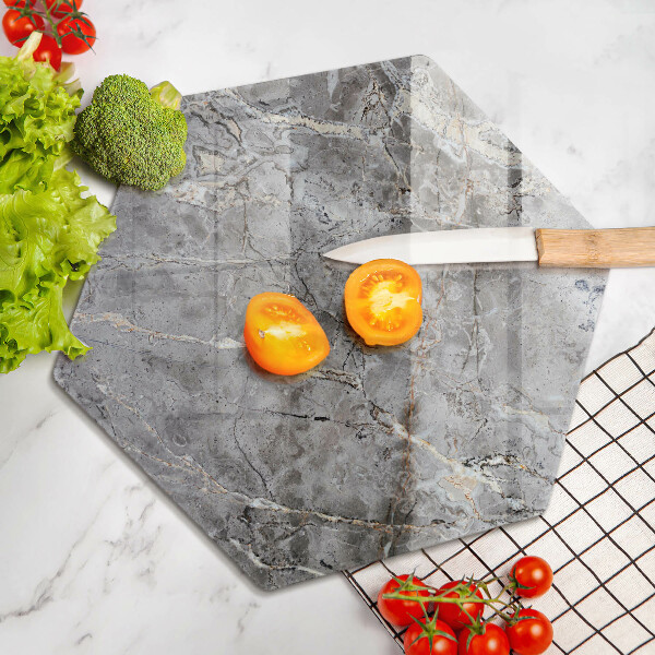 Chopping board glass Stone texture