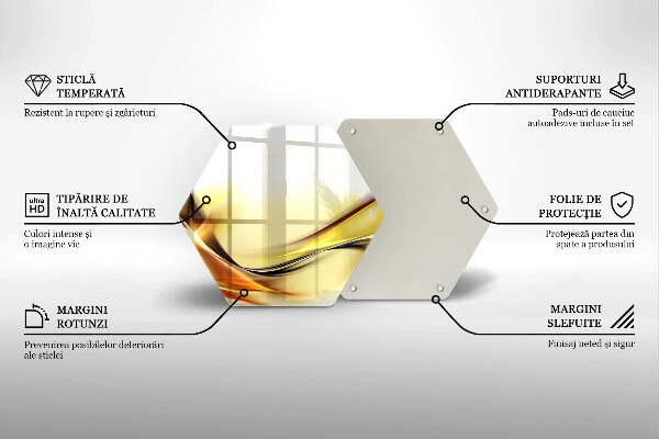 Cutting board Abstraction light lines