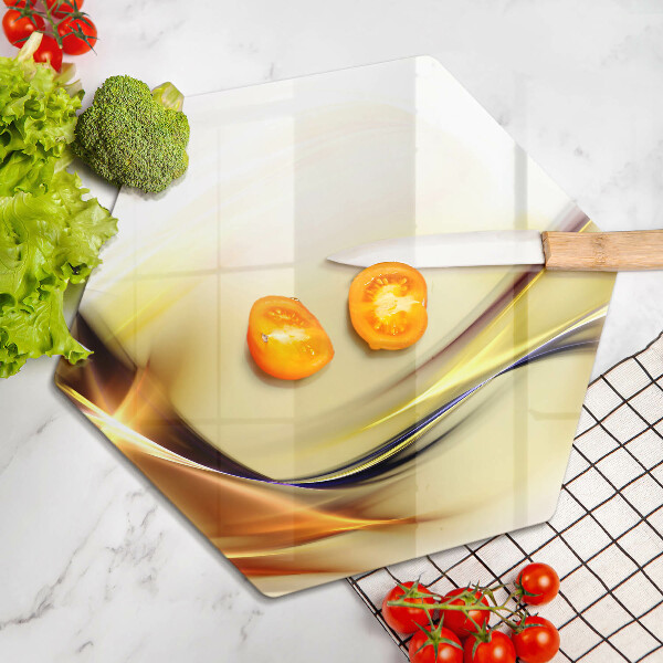 Cutting board Abstraction light lines