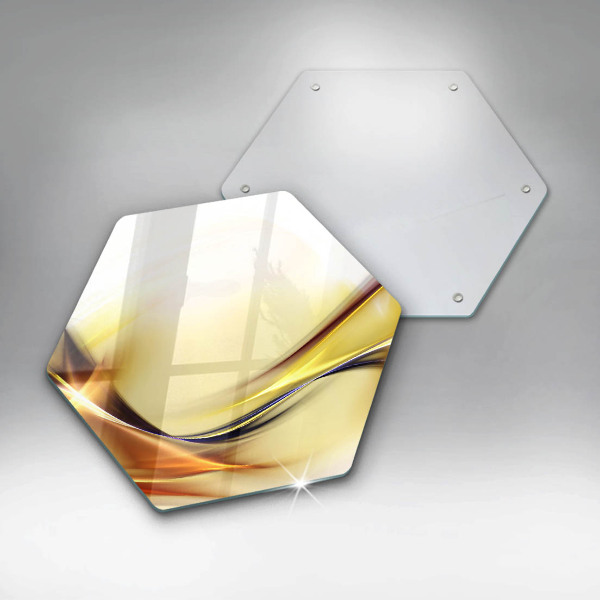 Cutting board Abstraction light lines