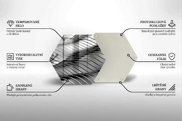 Kitchen worktop protector 3D metal structure