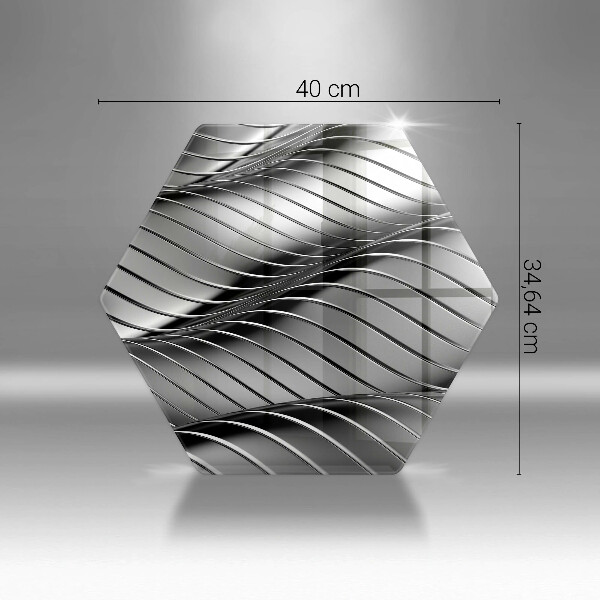 Kitchen worktop protector 3D metal structure