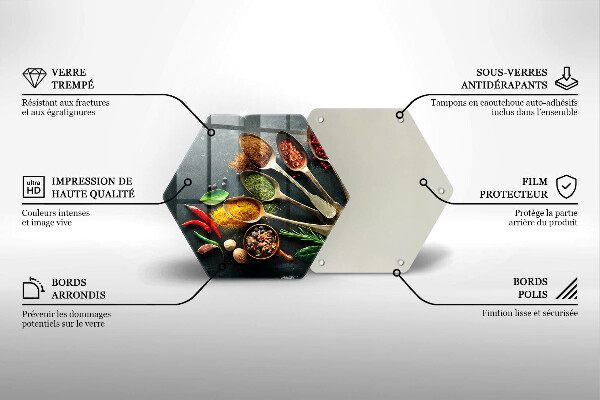 Chopping board glass Kitchen spices