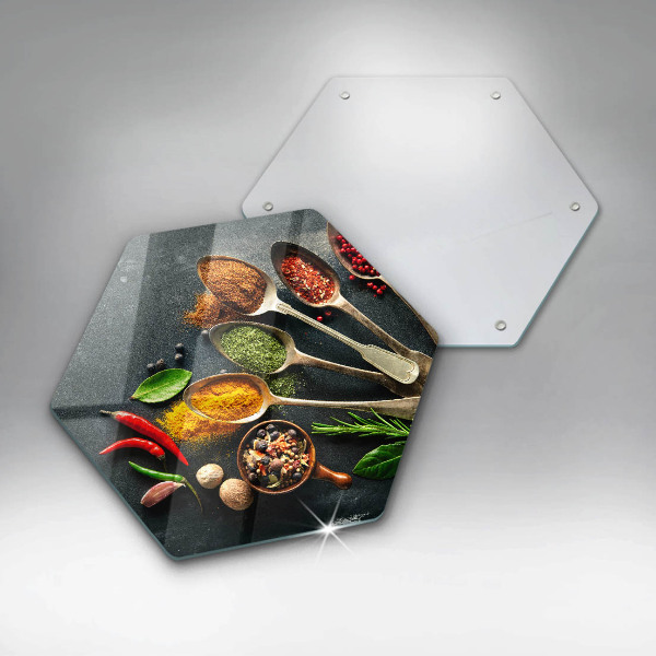 Chopping board glass Kitchen spices