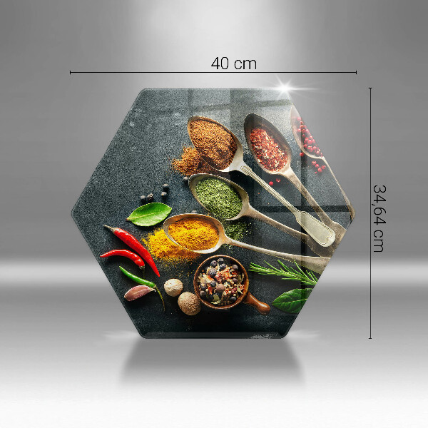 Chopping board glass Kitchen spices