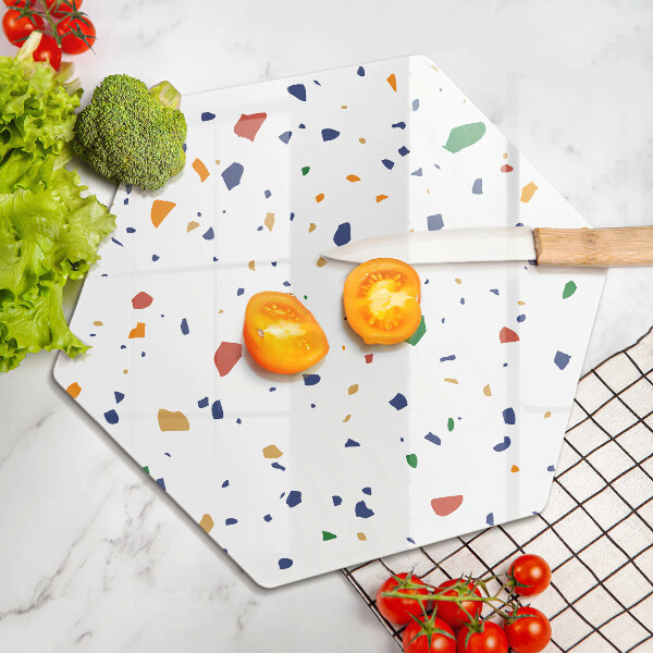 Chopping board glass Colored gres