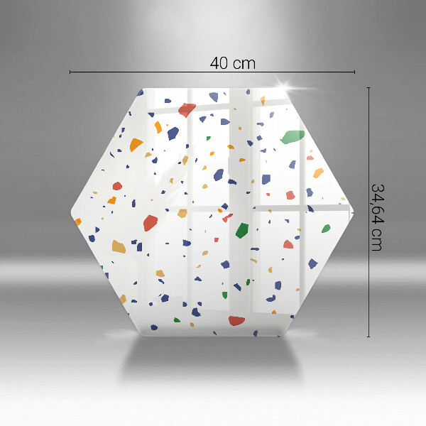 Chopping board glass Colored gres