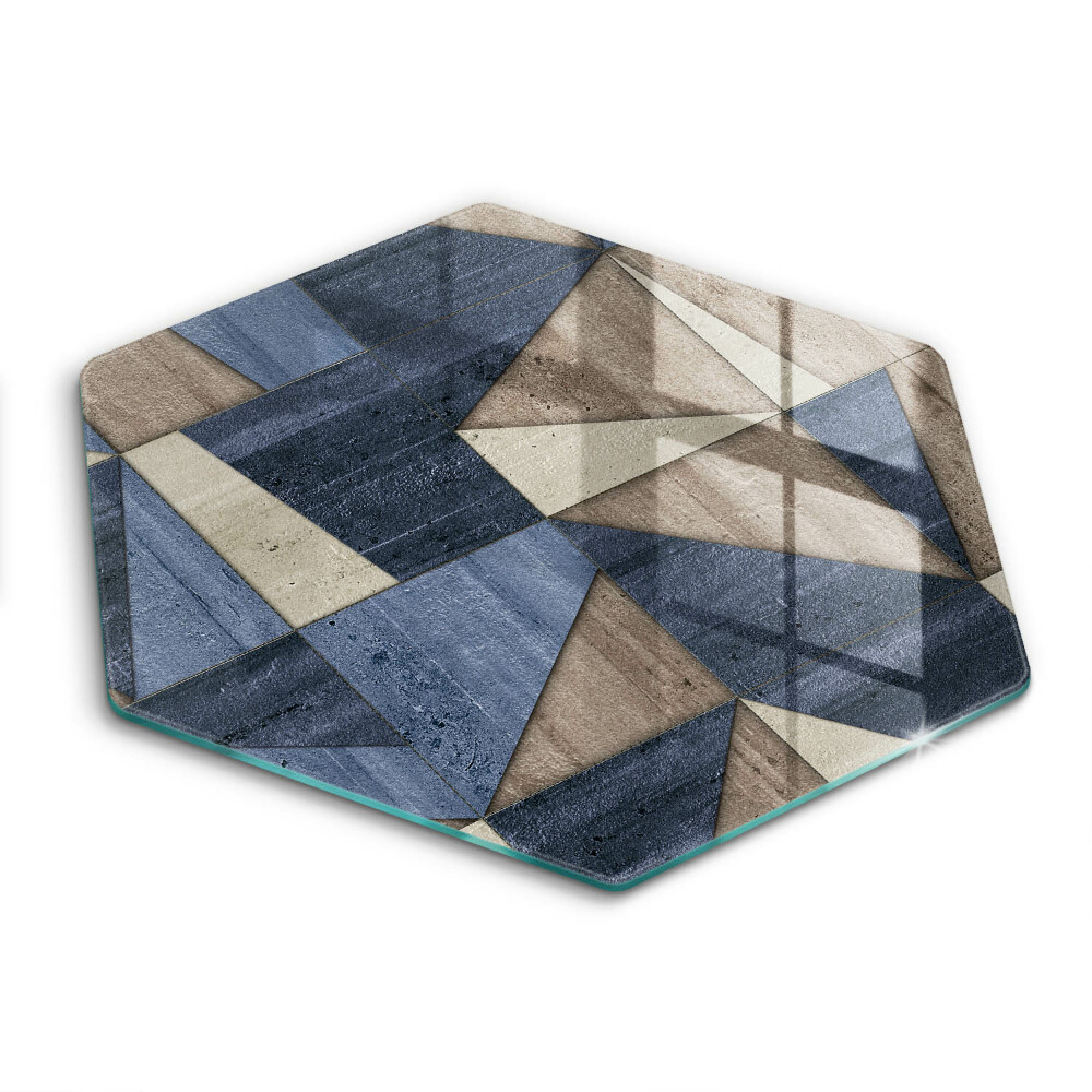 Chopping board glass Geometric abstraction