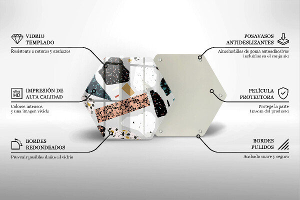 Chopping board glass Stone