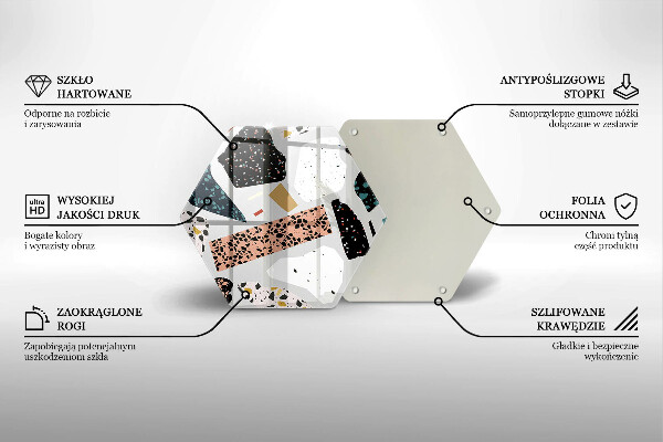 Chopping board glass Stone