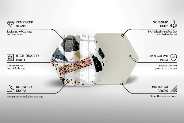 Chopping board glass Stone