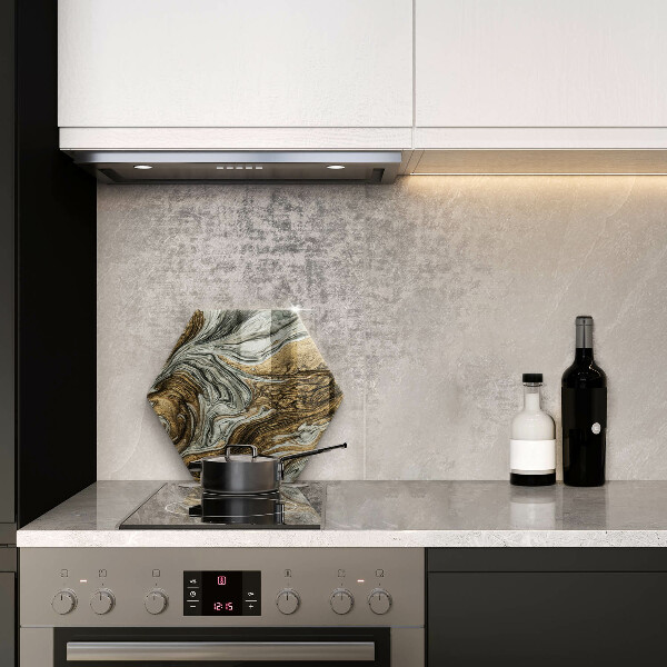 Chopping board glass Rich abstraction