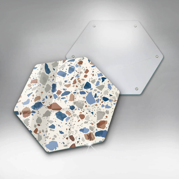 Chopping board glass Decorative stone stone