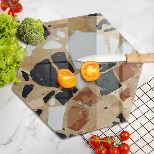 Chopping board Decorative stones