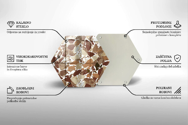 Chopping board Decorative stone stains