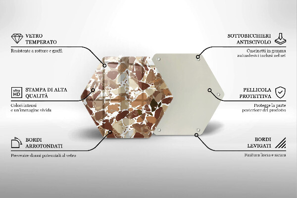 Chopping board Decorative stone stains