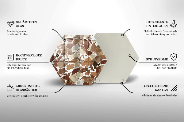 Chopping board Decorative stone stains