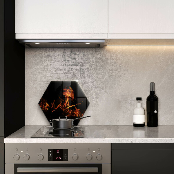 Chopping board Fire flame