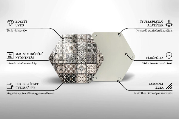 Kitchen worktop protector Decorative tiles