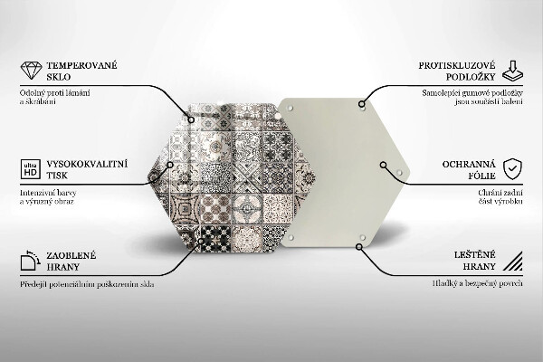 Kitchen worktop protector Decorative tiles