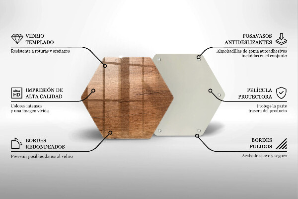 Kitchen worktop protector Wood texture