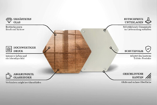 Kitchen worktop protector Wood texture