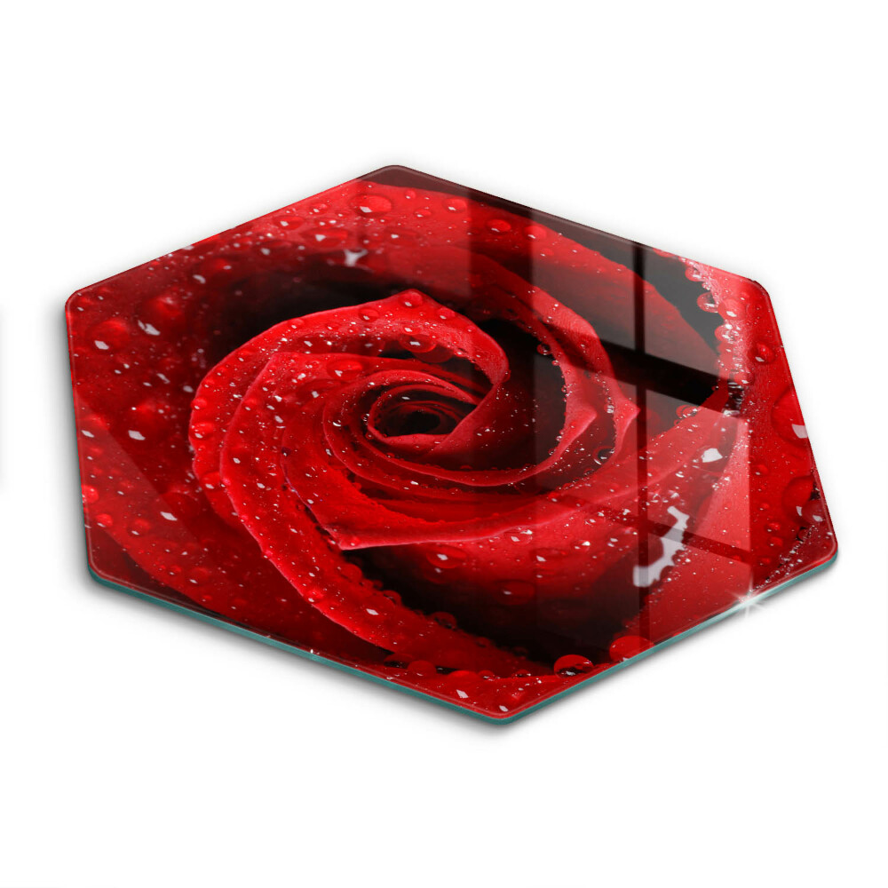 Chopping board Rose flower petals