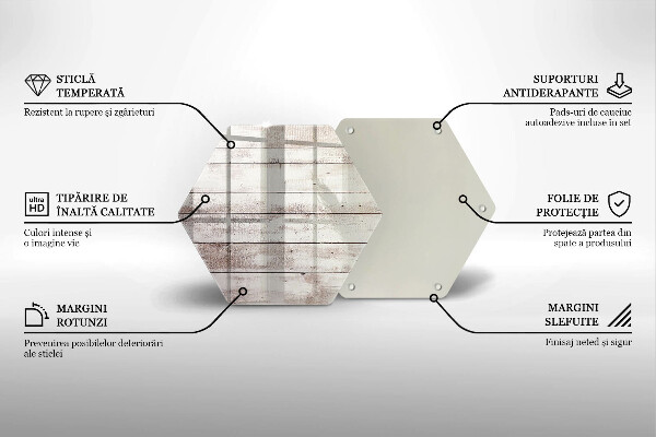 Kitchen worktop protector Old wood boards