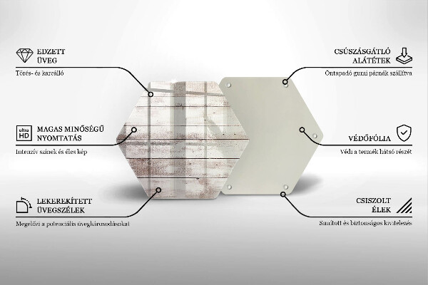 Kitchen worktop protector Old wood boards