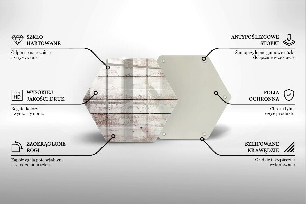 Kitchen worktop protector Old wood boards