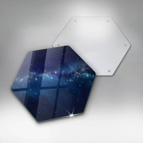 Kitchen worktop protector Space and stars