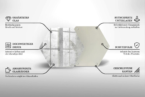 Chopping board glass Concrete texture