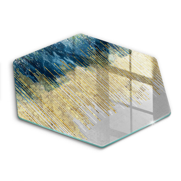 Chopping board glass Designer abstraction