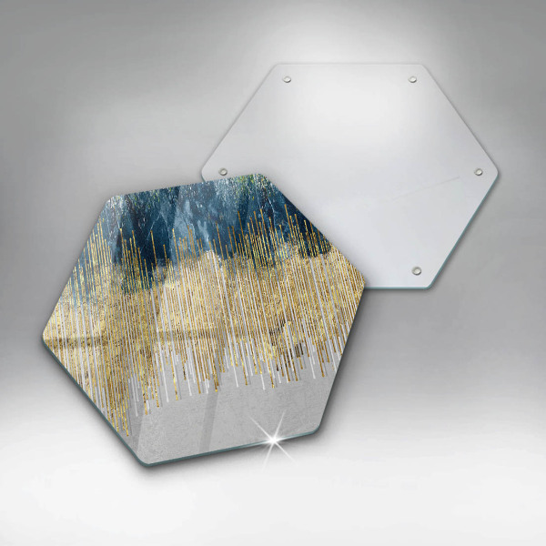 Chopping board glass Designer abstraction