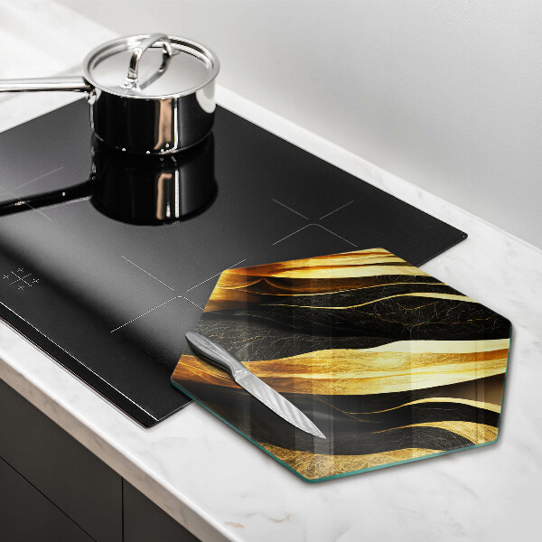 Chopping board glass Elegant abstraction