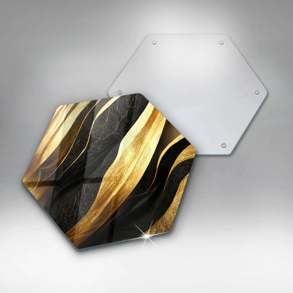Chopping board glass Elegant abstraction