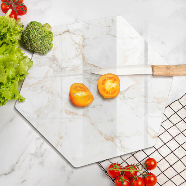 Chopping board glass Elegant stone marble