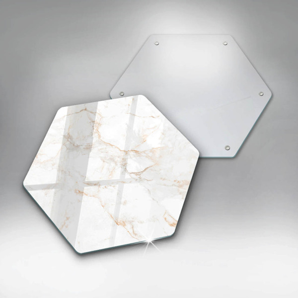 Chopping board glass Elegant stone marble