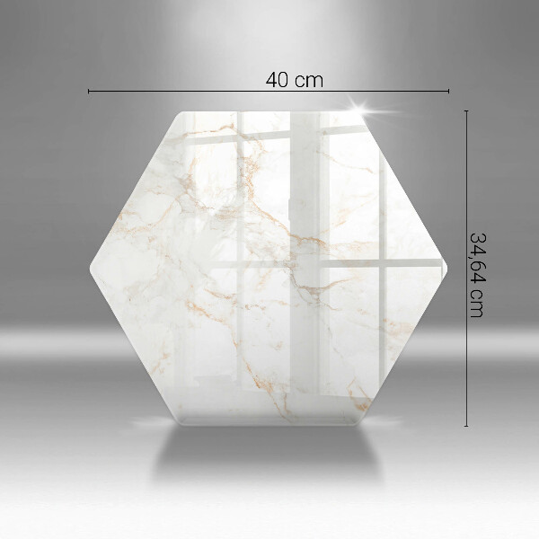 Chopping board glass Elegant stone marble