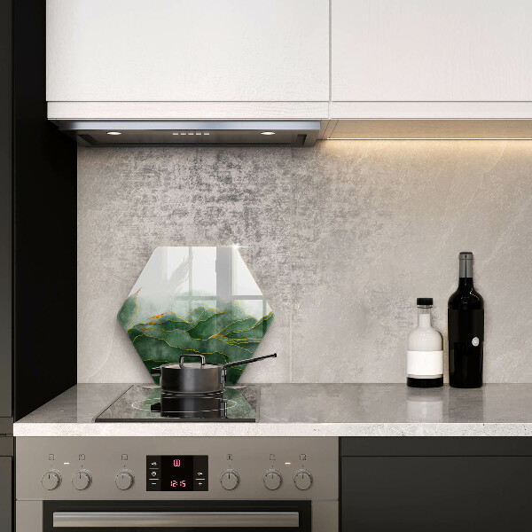 Chopping board glass Abstraction nature