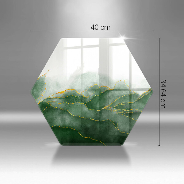 Chopping board glass Abstraction nature