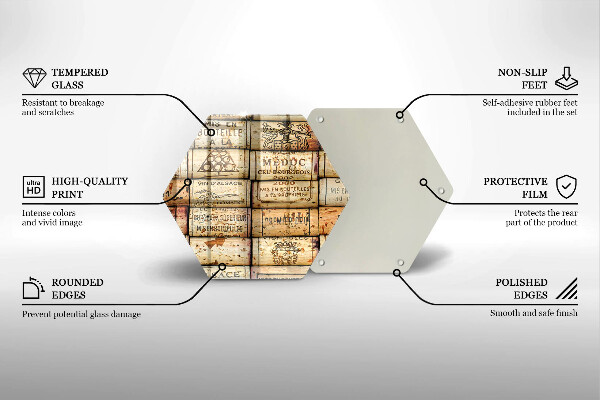 Cutting board Old wine corks