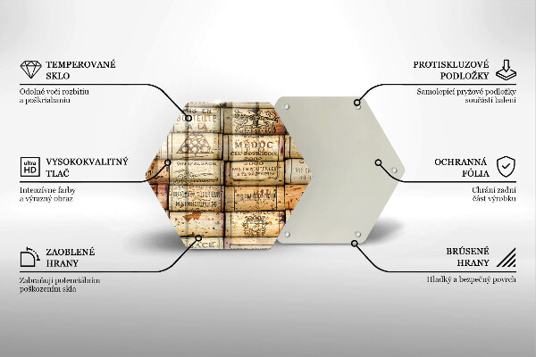 Cutting board Old wine corks