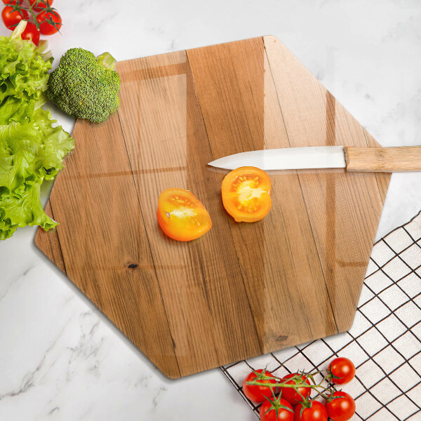 Chopping board glass Wooden planks
