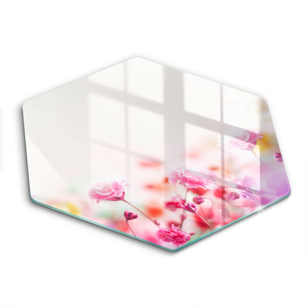 Chopping board glass Flower meadow