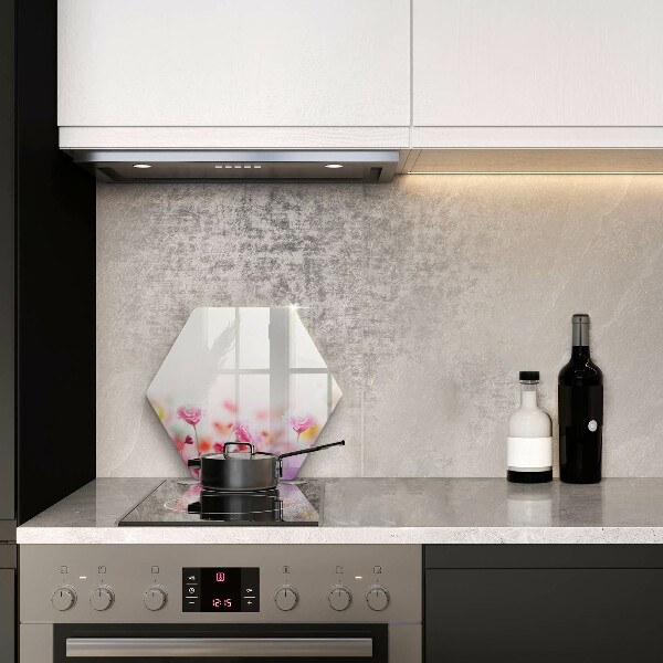 Chopping board glass Flower meadow