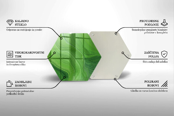 Chopping board glass Abstract texture