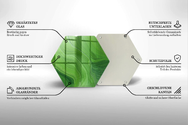 Chopping board glass Abstract texture